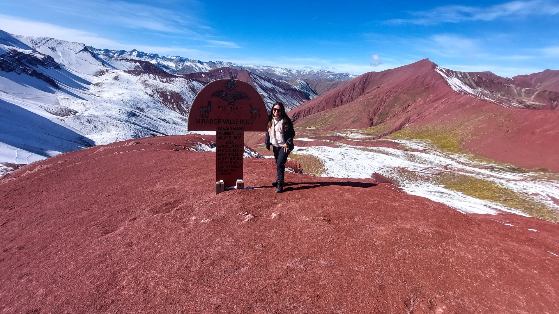 Rainbow Mountain and Red Valley Tour Complete Route